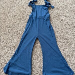 Baileys Blossoms Blue Boho Romper Size 3T